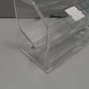 Winco Acrylic Straw Dispenser, Medium, 12.38 x 5.5 x 7.13 inches, Clear