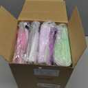 400 Bulk Individually Wrapped Hair Combs Disposable Colorful Hair Combs Bulk for Hotel Shelter Homeless Nursing Home Charity Church