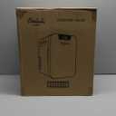 Cooluli 20 Liter Mini Fridge with Temperature Control - White Thermoelectric Cooler and Warmer for Bedroom, Office, Car, Dorm