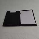 Clipboards Folder Hardboard by Office Solutions Direct with Memo pad Low Profile Clip Standard A4 Letter Size Classroom Supplies (Black)