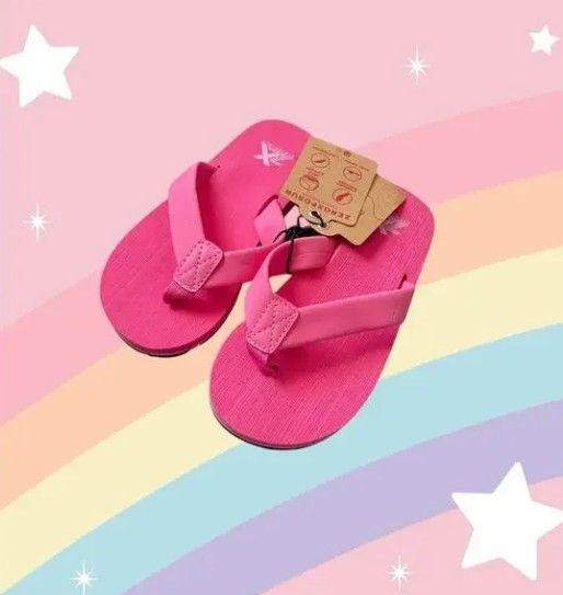 NWT ZeroXposur Kid’s Size 1/2 Pink Flip Flops for Girls