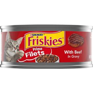 Friskies Prime Filets With Beef In Gravy, 5.5 Oz (EXP 04/30/28)