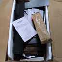 RALGEND Kitchen Island with Power Outlets & Drop Leaf, Rolling Kitchen Cart on Wheels, Kitchen Storage Island with Spice Rack and Drawer for Kitchen, Dinning Room, Black and Rustic Brown