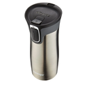 Contigo West Loop Stainless Steel Travel Mug with AUTOSEAL Lid, 16 Oz., Stainless Steel/Black