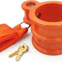 VULCAN Heavy Duty Forged Steel King Pin Lock - Works with RVs and Class 8 Trailers