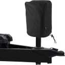 Electric Tongue Jack Cover, BougeRV 600D Universal Trailer RV Electric Tongue Jack Protective Cover (Size 14H x 5W x 10D) (Black)