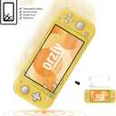 Orzly Screen Protector for Nintendo Switch Lite 2019 Model [4 Pack] Tempered Glass Screen Protectors. No Bubbles Easy Installation Anti Scratch Edition