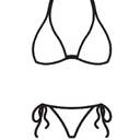 Two-Piece Swimsuit (Beige) XL