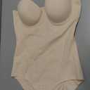 Slimers Strapless Shapewear Seamless Bodysuit - Tummy Control Sculpt Body Shaper : Removable Straps Butt Lifting Shapewear (X-Large, Beige)