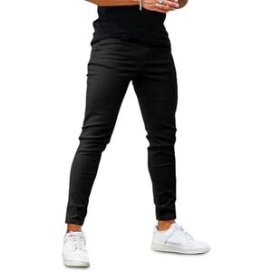 Mens Jeans Skinny Stretch Premium High Rise Colored Jeans Expandable Waist, Size 30