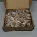 N&T NIETING 24 Pcs Christmas Poinsettia Artificial Flowers & Glitter Berries Stems Kit Christmas Floral Picks Christmas Tree Garland Wreath Filler Ornaments for Home Party Xmas Decor, Gold