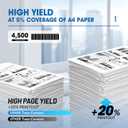 TN-433 TN433BK Toner Cartridge 1 Pack Replacement for Brother TN433 TN433BK Toner Cartridge HL-L8360CDW MFC-L8900CDW Printer Ink