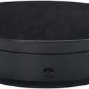 Motorized Rotating Display Stand 360 Degree Automatic Revolving Platform Electric Rotating Turntable Display Stand Rotating Display Turntable for Photography Products and Show/Black base + black suede