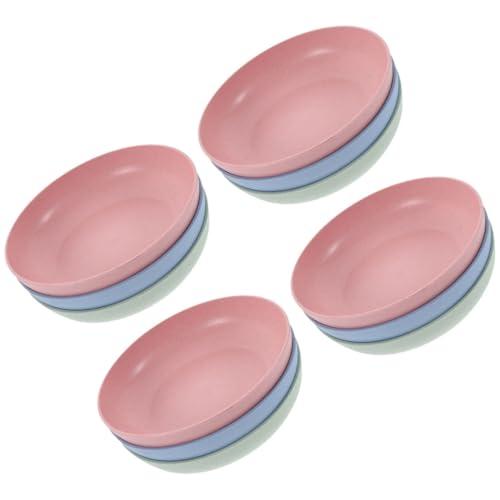 Abaodam 6Pcs Small Cat Feeding Bowl Cat Food Dish with Non Slip Base for Kittens and Legged Cats Easy to Design