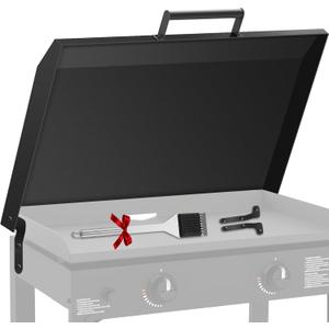 Blackstone Griddle Cover 36 inch, Matte Texture Aluminum Blackstone Grill lid, Powder-Coated, Suitable for 36 Griddle Grill Cover (Hinged Lid with Handle)