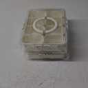 Divided Serving Tray with Lid and Handle - Divided Snack Tray for Portable Snack Platters - Clear Organizer for Candy, Fruits, Nuts, Snacks - Perfect for Party, Entertaining2 pcs (White-2 Packs)