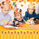 Honoson 24 Set Maple Leaf Pens Thanksgiving Gifts Bulk Fall Ballpoint Thanksgiving Greeting Cards Thankful Maple Shape Ballpoint Autumn Themed Card for Sunday Coworker Employee Favor