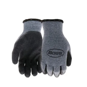 Boss Men's Grip Textured Work Gloves, Size XL
