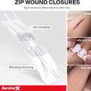 Large First Aid Kit for Car, Travel & Home - Emergency Kit for Hiking, Camping, Backpacking and Outdoors - Includes Zip Stitch Wound Closure Strips