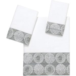 Avanti Linens - 3pc Towel Set, Soft & Absorbent Cotton Towels (Galaxy Collection),White