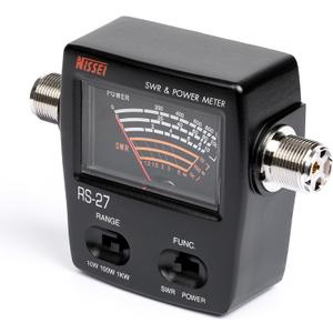 Fumei RS-27 26-30Mhz CB Band 10/100/1000W Power Range SWR/Watt Meter for Two-Way Radio