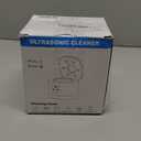 TEBAL Ultrasonic Retainer Cleaner Machine, 52kHz Ultrasonic Denture Cleaner for Night Guards, Braces, Toothbrush Heads, Jewelry and More, Ultrasonic Cleaner for Retainers with 250ML Capacity, Black