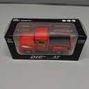 Vintage Truck Decor,Pickup Metal Vehicle for Farmhouse Mini Trucks Adornment Home/Table/Desk Xmas Ornaments Festivals Truck Valentine's Day Christmas Decorations (Red)