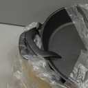 4 Sets Mini Cast Iron Skillet with Wooden Base Small Cast Iron Plates Skillet Round Fajita Plate Hot Steak Pot Dish for Kitchen Restaurant Barbecue(6.3 Inches)