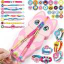 GAMZOO Friendship Bracelet Making Kit - Perfect Crafts and Gifts for Girls Aged 6-12 - Fun and Creative Birthday Present for Kids 8 9 10 11 - String Bracelets Maker Craft (medium)