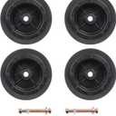 4Pcs Lawn Mower Anti Scalp Deck Wheel Kit Compatible with Rotary 13445 Hustler 788166 31997 781708 MTD 734-04039 & More