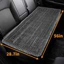 Dog Car Seat Covers for Back Seat, Dog Bed for Car, Car Seat Protector, Fit for Backseat Extenders, Non-Slip Soft Durable for Cars Trucks and SUVs(Grey,56x28.7 inch)