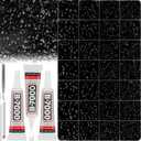 36000Pcs Black Rhinestones Gems for Bedazzling, Bedazzle Crystal Stones Resin Flatback Bedazzled Kit Flat Back Diamond Jewel Mixed 2-6MM with B7000 Glue for Crafting Clothes Clothing Crafts Decoration (Large Pack + 3Pcs Glue)