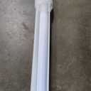 AOSKY Cordless Zebra Blinds for Windows Pull Down Roller Window Shades Dual Layer Light Filtering Privacy for Day and Night, Free-Stop Door Shades for Home Easy to Install (59" W X 72" H, White)