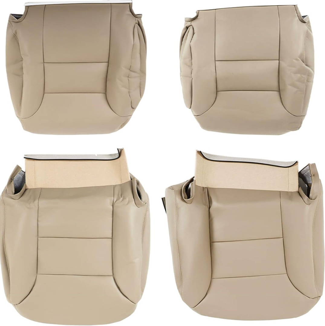 FZJDSD 4 pcs Beige Leather Seat Armrest Cover Compatible with Lexus RX300 RX330 RX350 2003 2004 2005 2006 2007 2008 2009 