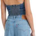 Levi's Women's Daisy Denim Halter Top (Blue, L)