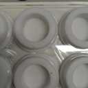 Triplot10pcs Reusable N*espresso OriginalLine Compatible Coffee Capsules with Storage Tray, 10Pods with 300pcs Foil Lids, Pre-fill Design