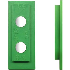 Stud and Trim,4-in-1 Trim Reveal Tool - 1/8", 3/16", 1/4", 3/8" trim reveal gauge for Accurate Jamb Marking,Magnetic Stud Finder for Locate Screws,(Green)