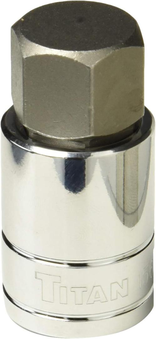 Titan 15622 1/2-Inch Drive x 22mm Hex Bit Socket
