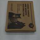 Oversized 2-Sided Dog Brush For Shedding Undercoat Rake for Dogs & Cats & Horses, Remove Mats, Dematting Comb, Grooming Brush for German Shepherds Medium to Long-Haired Pets(African Padauk Handle)