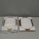 upsimples 5x7 Picture Frame with Real Glass, Ornate Vintage 5 x 7 Photo Frames for Wall Decor or Tabletop Display, Gold, Pack of 2