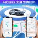 GPS Tracker for Vehicles Real-Time Mini Tracker Device for Vehicles, No Monthly Fee Subscription No SIM Card Required (1 Pack)