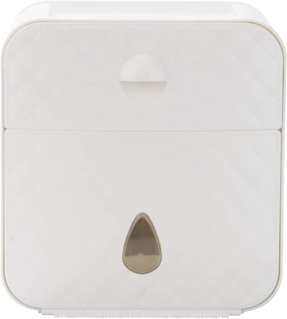 Mind Reader Touchless Tissue Dispenser, Wall Mount Tissue Dispenser, Napkin, Paper Towel Dispenser for Bathroom, Classroom, Holds 3.3 lbs., White