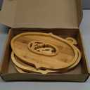 3PCS Wooden Halloween Charcuterie Board Set - BOO Letters (with 14 Balloons) - Halloween Party Table Decoration & Food Tray Platter