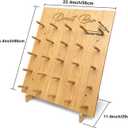 ZOOYOO Large Bamboo Donut Wall Holds 50 Donuts - 26x22 Inch Donut Display Stand for Wedding, Baby Shower, Birthday Party Decor - Dessert Table Centerpiece