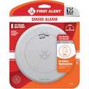 First Alert 10 Year Slim Battery-Powered Photoelectric Smoke Detector