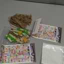 Colingmill 12 Pcs Christmas Trees Stick Craft Kit Wooden Christmas Ornament Arts and Craft Winter Ornaments for Xmas DIY Classroom Home Activities