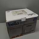 bella 4 Qt TriZone Air Fryer, EverGood Ceramic Nonstick Coating, Dual Basket Design w Removable Divider, Digital Touchscreen Control w 6 Preset Cooking Options, 1200 Watt, 3lb Capacity, Oatmilk