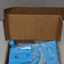 E-cowlboy Door Hinge Cover Trim Exterior Accessories for 2007-2018 Jeep Wrangler JK JKU Sport Rubicon Sahara X Unlimited 2-Door & 4-Door (Light Blue 8PCS)