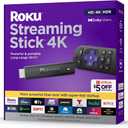 Roku Streaming Stick 4K Streaming Device 4K/HDR/Dolby Vision with Voice Remote and TV Controls