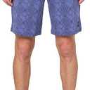 PUMA Men's Graphic Fleece 8" Shorts, Logomania All-Over-Print Green Moon SS25, XX-Large